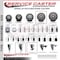Service Caster Assure Parts 190PUBPRC4P Replacement Caster Set with Brakes, 4PK ASS-SCC-SQ20S514-PPUB-TLB-34-4 - alternate 4